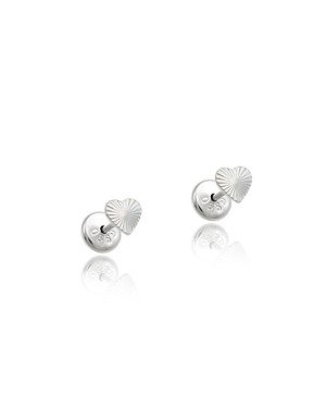 Brinco AG TP Coracao Diamantado 4mm - G6 - 4mm x 4mm - 0.51gr