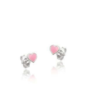 Brinco AG Coracao c/ Borda p/ Resina - G6 - 4mm x 4mm - 0.46gr