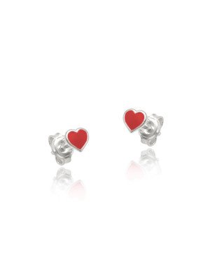 Brinco AG Coracao c/ Borda p/ Resina - G6 - 4mm x 4mm - 0.49gr