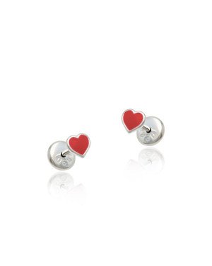 Brinco AG TP Coracao c/ Borda p/ Resina - G6 - 4mm x 4mm - 0.50gr