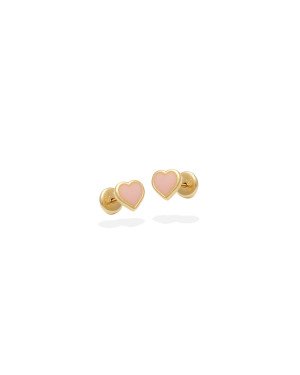 Brinco TP Coracao c/ Borda p/ Resina - 00 - 4mm x 4mm - 0.44gr