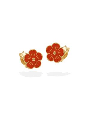 Brinco Flor 13mm p/ Resina  - 00 - 13mm x 13mm - 2.01gr