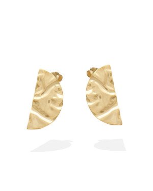 Brinco Leque Textura Organica  - 00 - 12mm x 25mm - 2.12gr