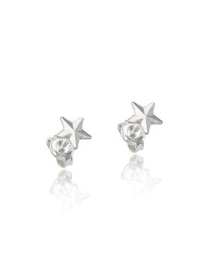 Brinco AG Estrela Diamantada Macica  - G6 - 6mm x 6mm - 0.52gr