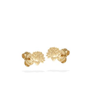 Brinco Flor de Lotus  - 00 - 9mm x 8mm - 1.13gr
