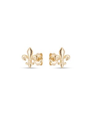Brinco Flor-de-Lis  - 00 - 10mm x 10mm - 1.02gr