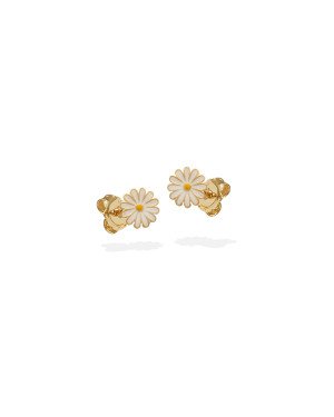 Brinco Margarida 8mm p/ Resina - 00 - 8mm x 8mm - 0.98gr