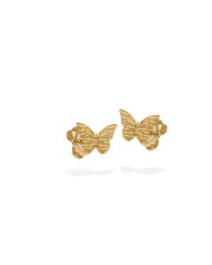 Brinco Borboleta 10X7.5mm Estampada - 00 - 10mm x 8mm - 0.91gr