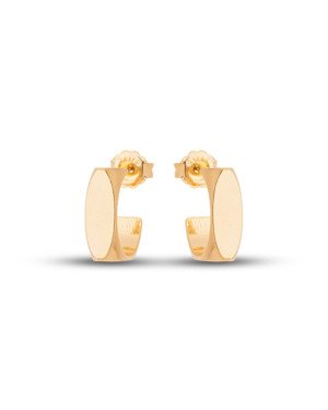 Brinco Argola Usinada 13mm - 00 - 13mm x 5mm - 3.37gr