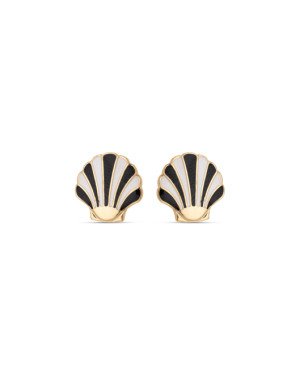 Brinco Concha Borda Lisa p/ Resina  - 00 - 13mm x 13mm - 2.05gr