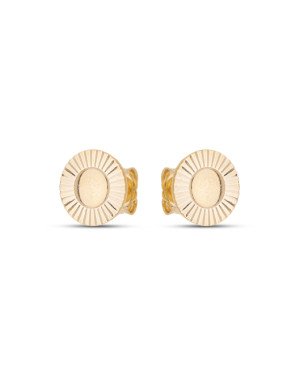 Brinco Redondo 10mm Botao Diamantado - 00 - 10mm x 10mm - 1.31gr
