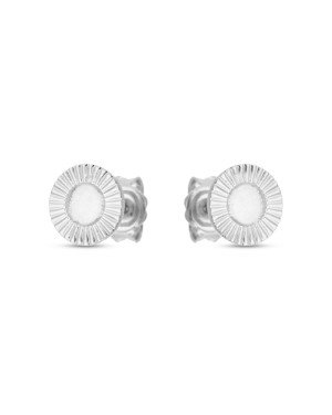 Brinco AG Botao Diamantado 7.5mm  - G5 - 8mm x 8mm - 0.91gr