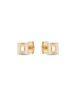 Brinco Quadrado 5mm Botao Diamantado  - 00 - 5mm x 5mm - 0.76gr