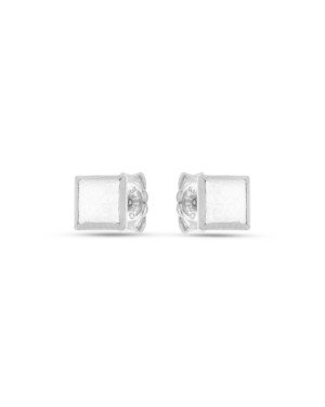 Brinco AG Quadrado 5mm Liso  - G5 - 5mm x 5mm - 0.75gr