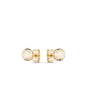 Brinco Redondo 6mm Diamantado Macico  - 00 - 6mm x 6mm - 0.92gr