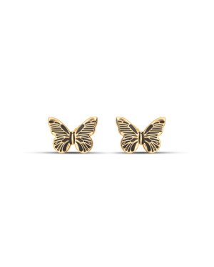 Brinco Borboleta 15mm c/ Detalhes p/ Resina  - 00 - 15mm x 12mm - 1.60gr