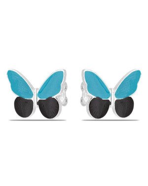 Brinco AG Borboleta 15mm p/ Resina  - G3 - 15mm x 12mm - 2.01gr