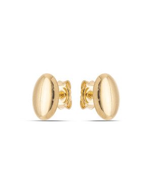 Brinco Oval 10mm Abaulado  - 00 - 7mm x 10mm - 1.02gr