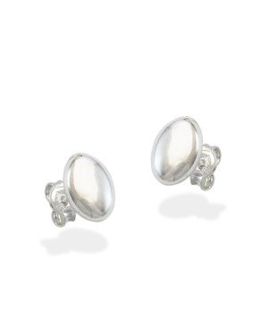 Brinco AG Oval 10mm Abaulado  - G5 - 7mm x 10mm - 1.18gr