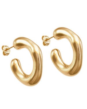 Brinco Argola Trabalhada Abs 30x24mm - 00 - 6mm x 30mm - 3.50gr