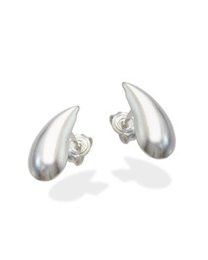 Brinco AG Gota 14mm Abaulada Lisa - G5 - 7mm x 14mm - 1.24gr