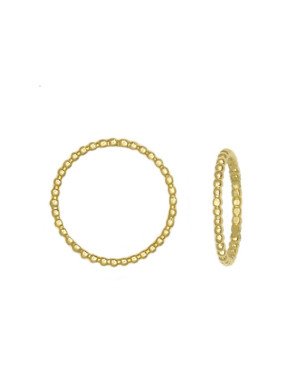 Alianca Fundicao - Aro de Bolinha - 00 - 1mm x 1mm - 1.09gr