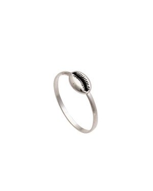 Anel AG (Envelhecido) Fio c/ Buzio S/ Vazar  - G6 - 1mm x 1mm - 0.85gr