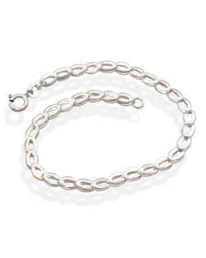 Pulseira AG Semente Mini Montada - G3 - 3mm x 180mm - 3.86gr