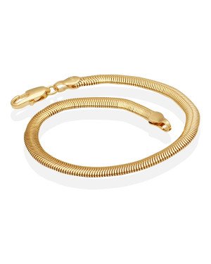 Pulseira Cobra Larga - CE - 4mm x 180mm - 4.80gr
