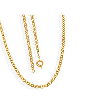 Pulseira Elo Portugues - CN - 6mm x 500mm - 28.40gr