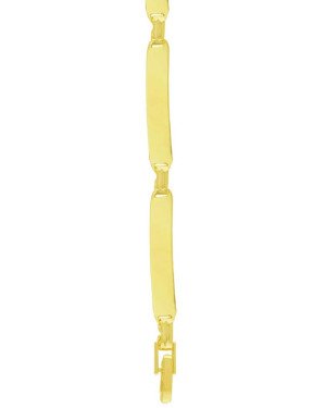 Pulseira Chapinha Maior - CN - 5mm x 180mm - 6.50gr