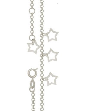Tornozeleira com Quatro Estrelas Vazada com Alongador - G3 - 16mm x 230mm - 2.49gr