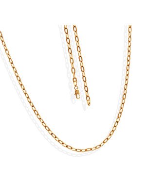 Corrente Cadeado Elo Longo - CN - 4mm x 600mm - 12.40gr