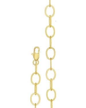 Pulseira Oval Batido - CN - 7mm x 180mm - 2.96gr