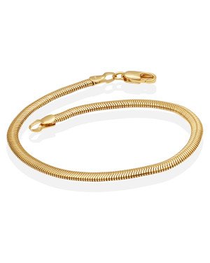 Pulseira Cobra Dourada 3,0 - CE - 3mm x 180mm - 3.71gr