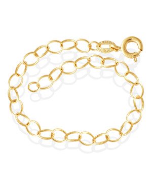 Pulseira Oval 0,50 4x5MM - CN - 4mm x 180mm - 1.71gr