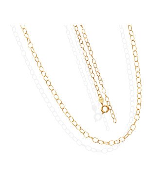 Corrente Cadeado 0,50 Oval - CN - 1mm x 600mm - 3.00gr