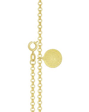 Pulseira c/ Pai Nosso 15mm - CN - 15mm x 180mm - 4.20gr