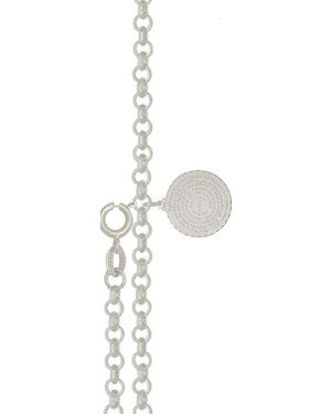 Pulseira AG 18cm c/ 1 Pai Nosso 15mm - G3 - 15mm x 180mm - 3.57gr