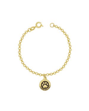 Pulseira c/ 1 Redondo 11mm Pata Pet  c/ Reisna - CE - 17mm x 180mm - 2.70gr