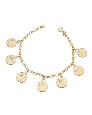 Pulseira c/ 7 Dons do Espirito Santo - CE - 11mm x 180mm - 6.56gr