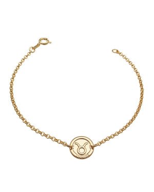 Pulseira c/ Signo 11mm Touro - CE - 11mm x 180mm - 2.30gr