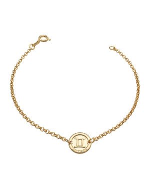 Pulseira c/ Signo 11mm Gemeos - CE - 11mm x 180mm - 2.30gr