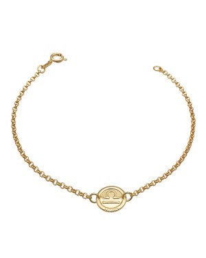 Pulseira c/ Signo 11mm Libra - CE - 11mm x 180mm - 2.30gr