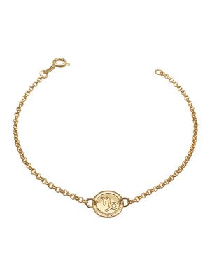 Pulseira c/ Signo 11mm Capricornio - CE - 11mm x 180mm - 2.40gr