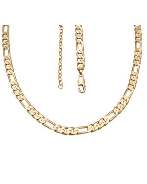 Choker c/ Corrente 3X1 Diamantada Elo Grande (35cm + 5cm Along) - CN - 6mm x 400mm - 18.20gr