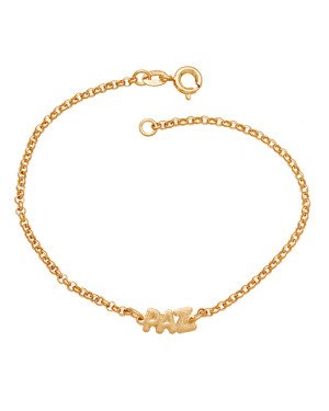 Pulseira Elo portugues Paz Reticulado - CE - 6mm x 180mm - 2.00gr