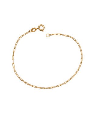 Pulseira 0,50 Cartie Elo Longo Diamantada  - CN - 2mm x 200mm - 1.20gr
