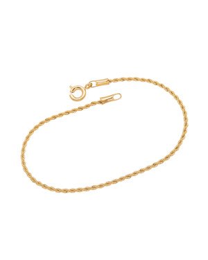 Pulseira  Cordao Baiano 1.5mm  - CS - 1mm x 200mm - 2.00gr