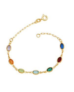 Pulseira Oval Acrilico Colorido (Verde/Azul/Verde Claro/Laranja/Lilas/Azul/Vermelho) - CS - 4mm x 180mm - 1.90gr